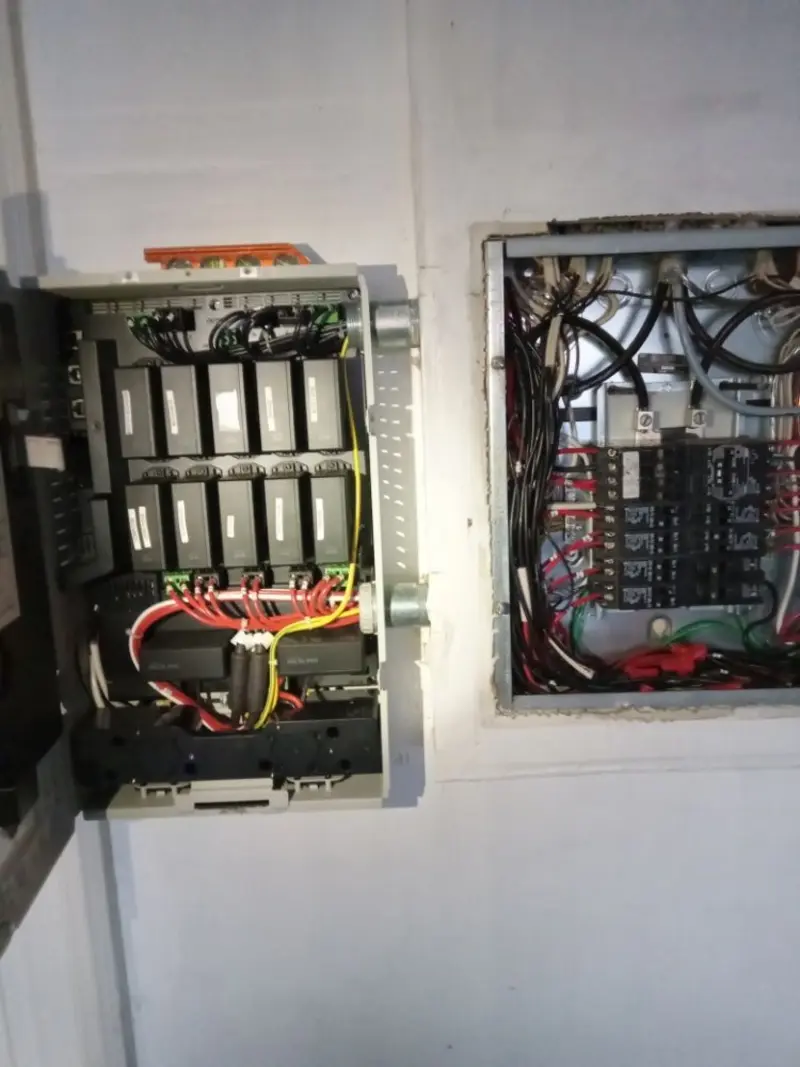 Electrical panel upgrade completed for Security Camera Wiring in Red Bank